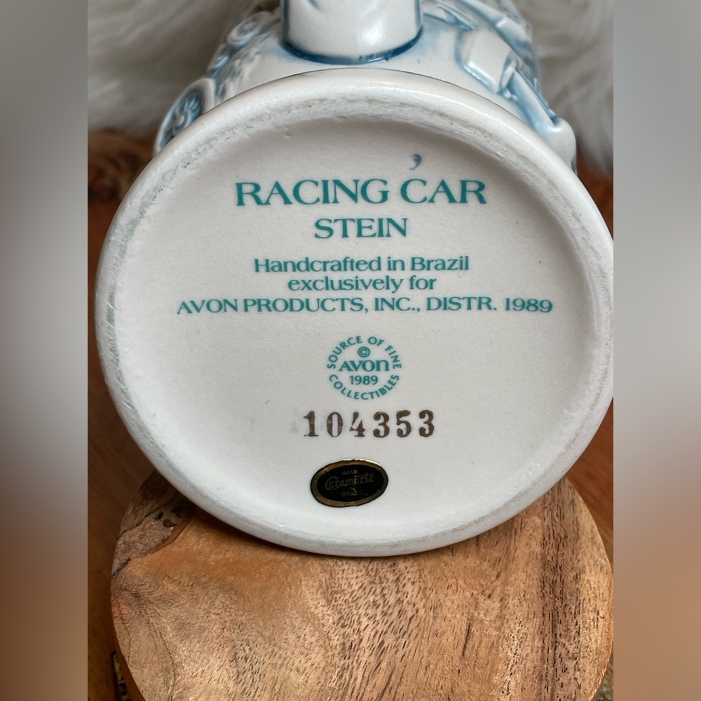 AVON Racing Car Stein with Gift Box - Picture 6 of 9
